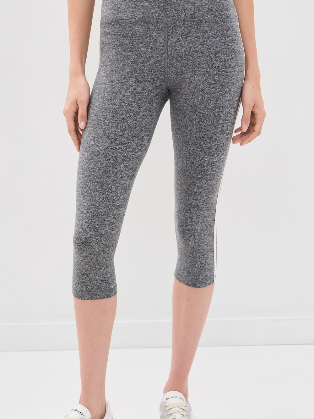 Champion Double Dry Gray Capri Pants Yoga Workout Gym Fitness Size Large